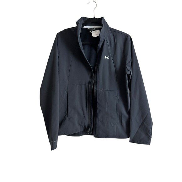 UA Storm ColdGear Women’s Infrared Black Jacket M Soft Shell M - Picture 1 of 6